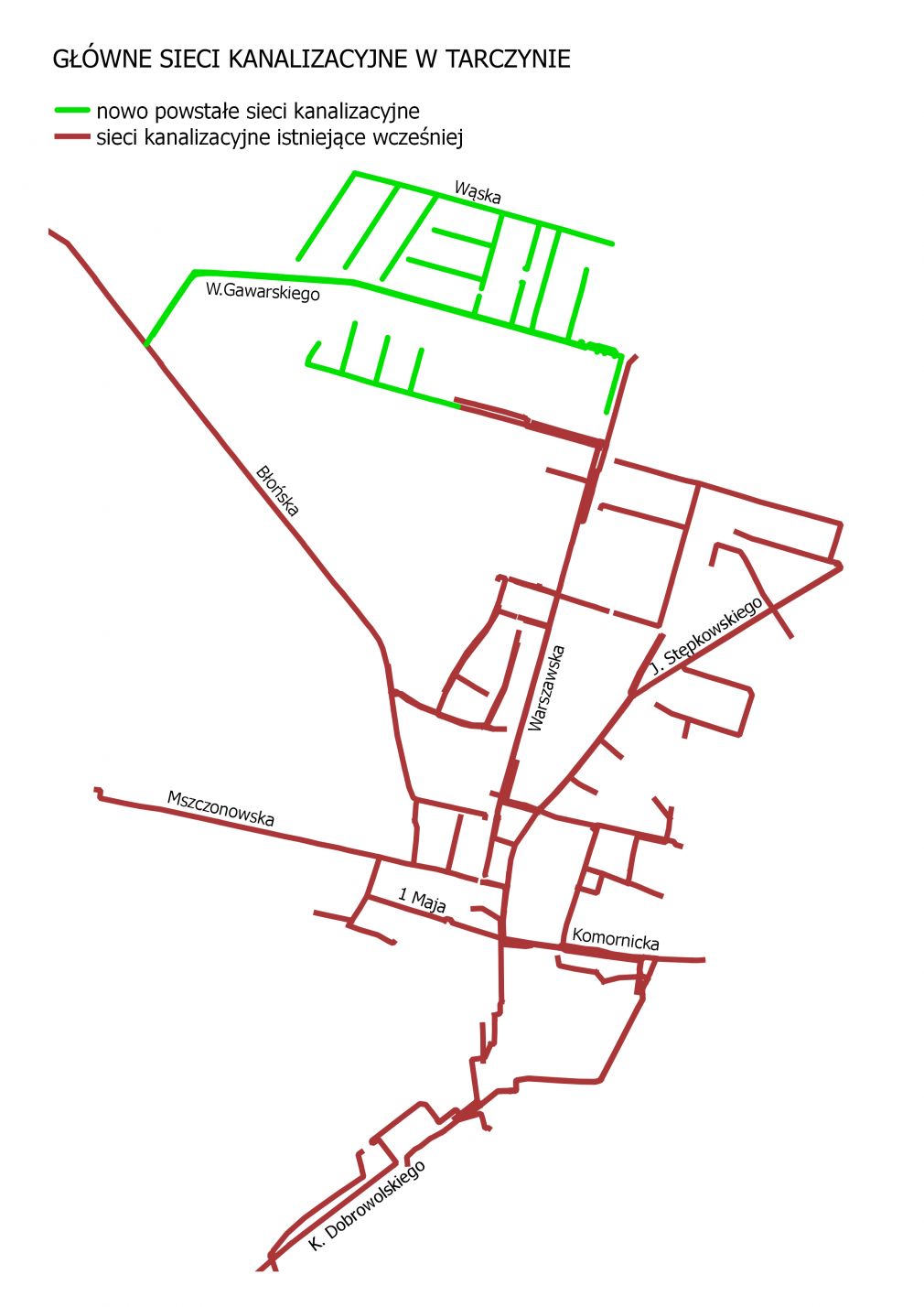 Nowa  infrastruktura kanalizacyjna w Tarczynie