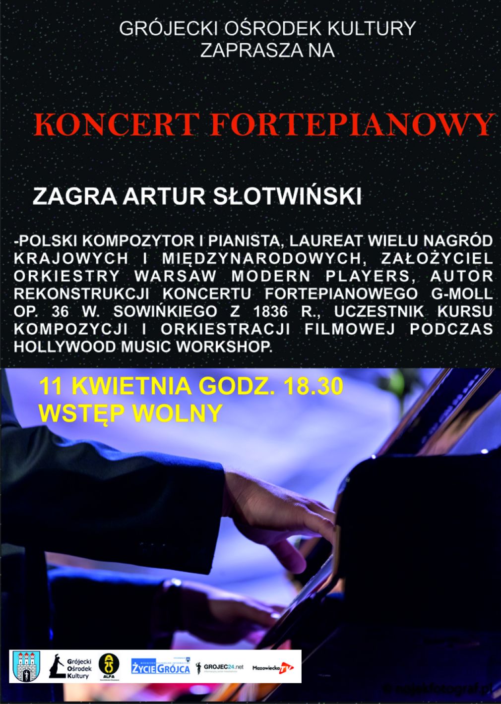 Koncert fortepianowy już za tydzień