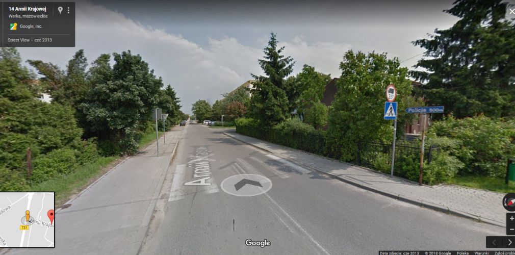 Samorząd chce w tym roku m.in. zmodernizować ul. Armii Krajowej w mieście  fot. Google Maps