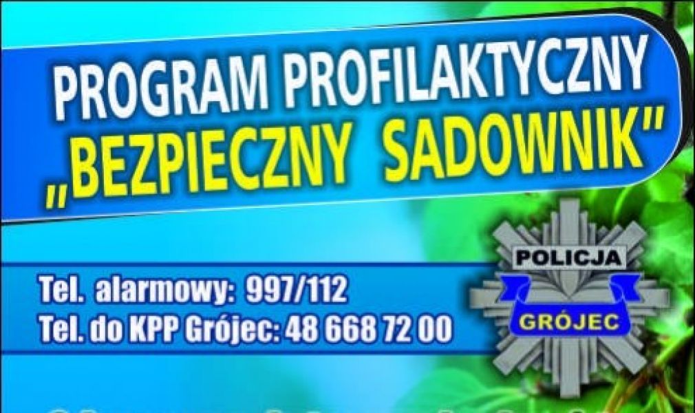 Policja ostrzega przed kradzieżami środków ochrony roślin i drzewek