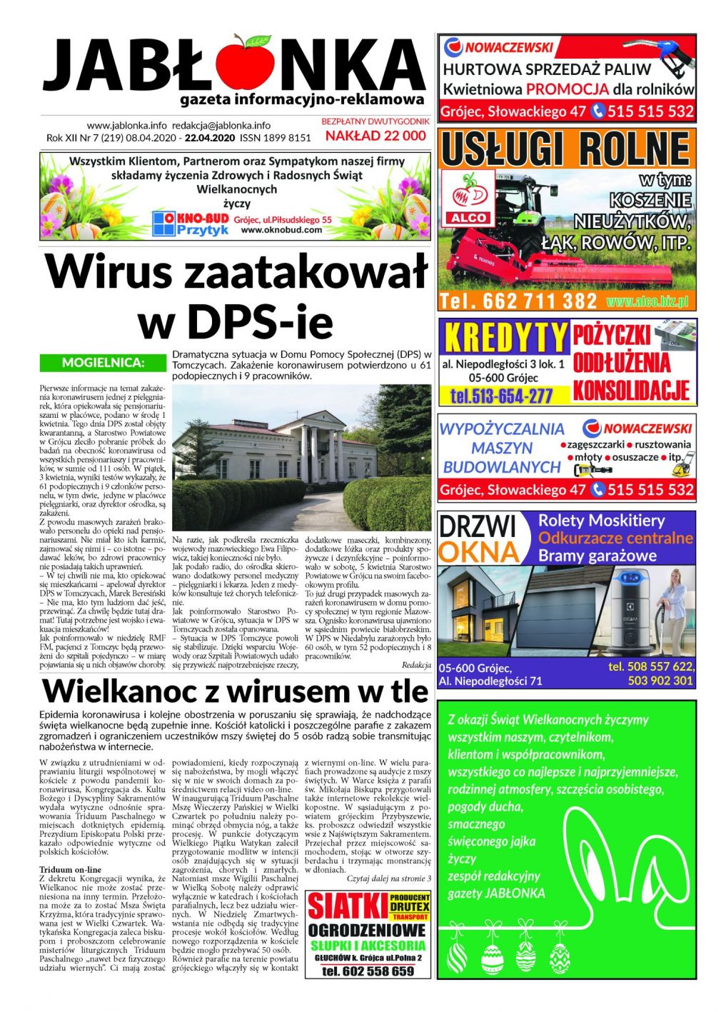 Gazeta nr 219 08.04.2020 r.