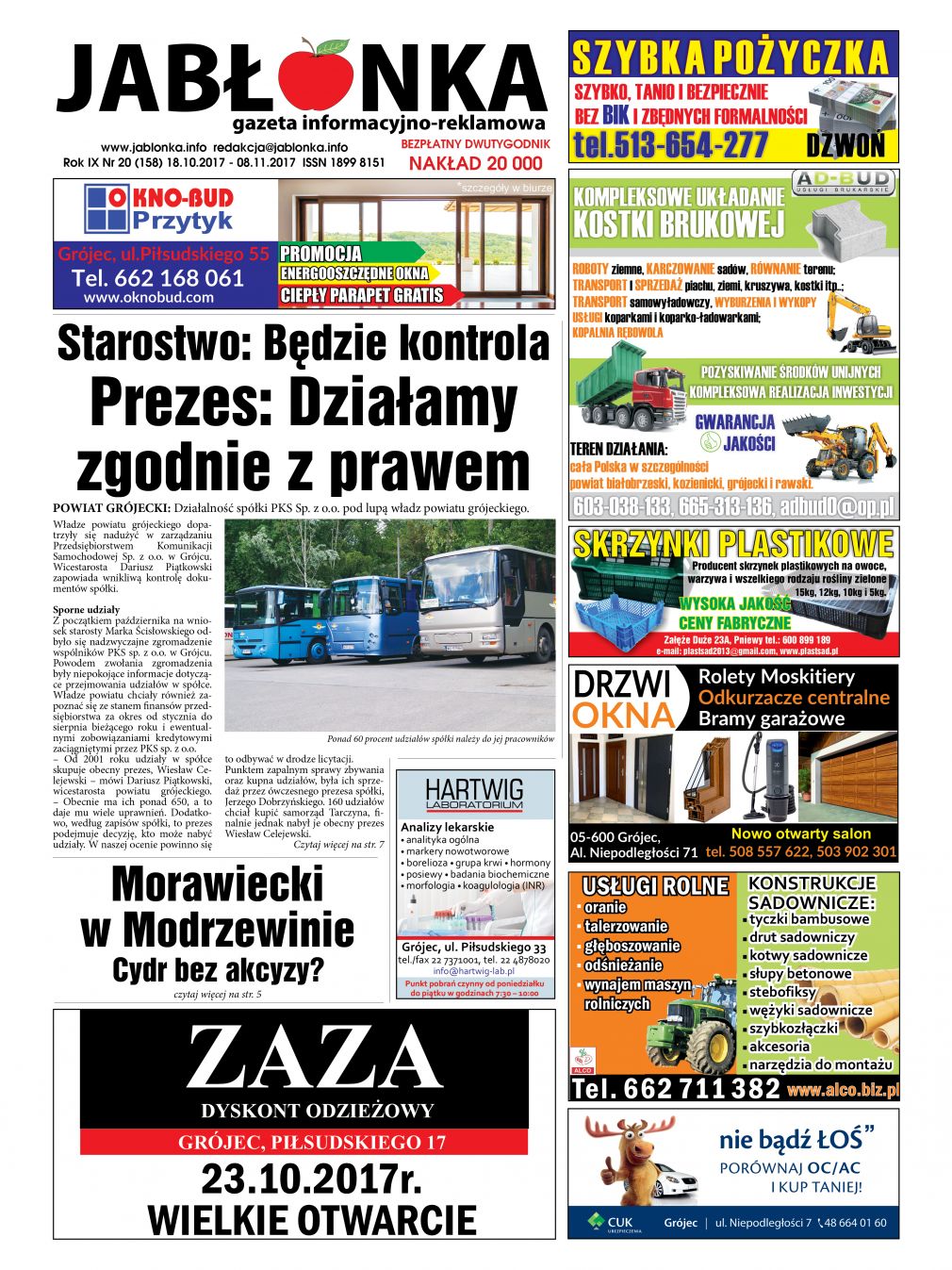 Gazeta nr 158 18.10.2017r.