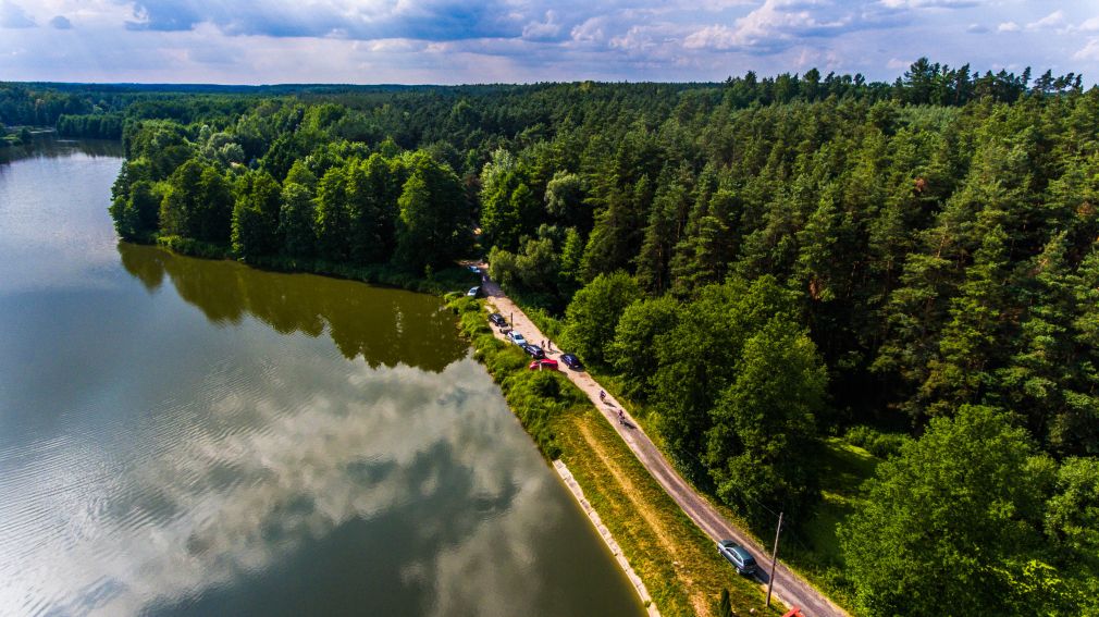 Oczyszczanie zalewu w Osieczku