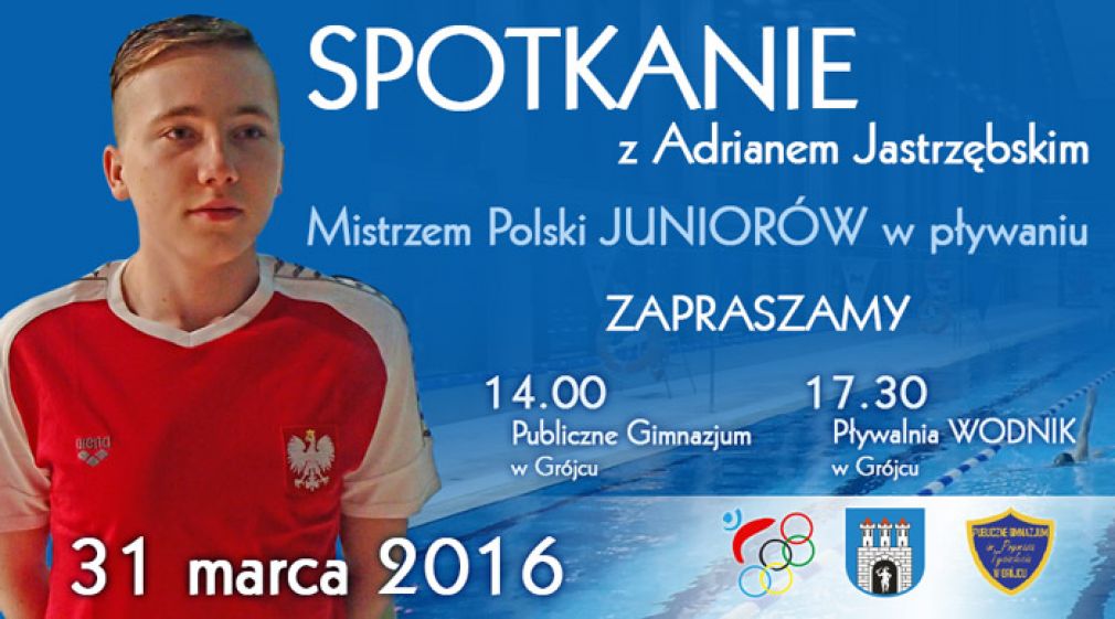 Spotkanie z Mistrzem Polski Juniorów w pływaniu