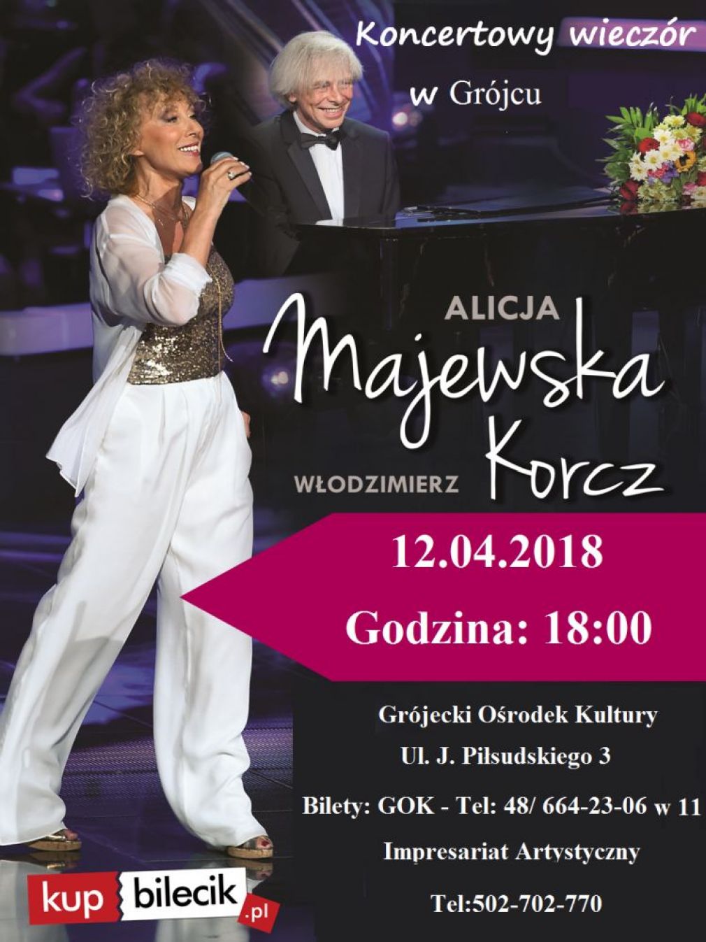 Koncert Alicji Majewskiej w Grójcu