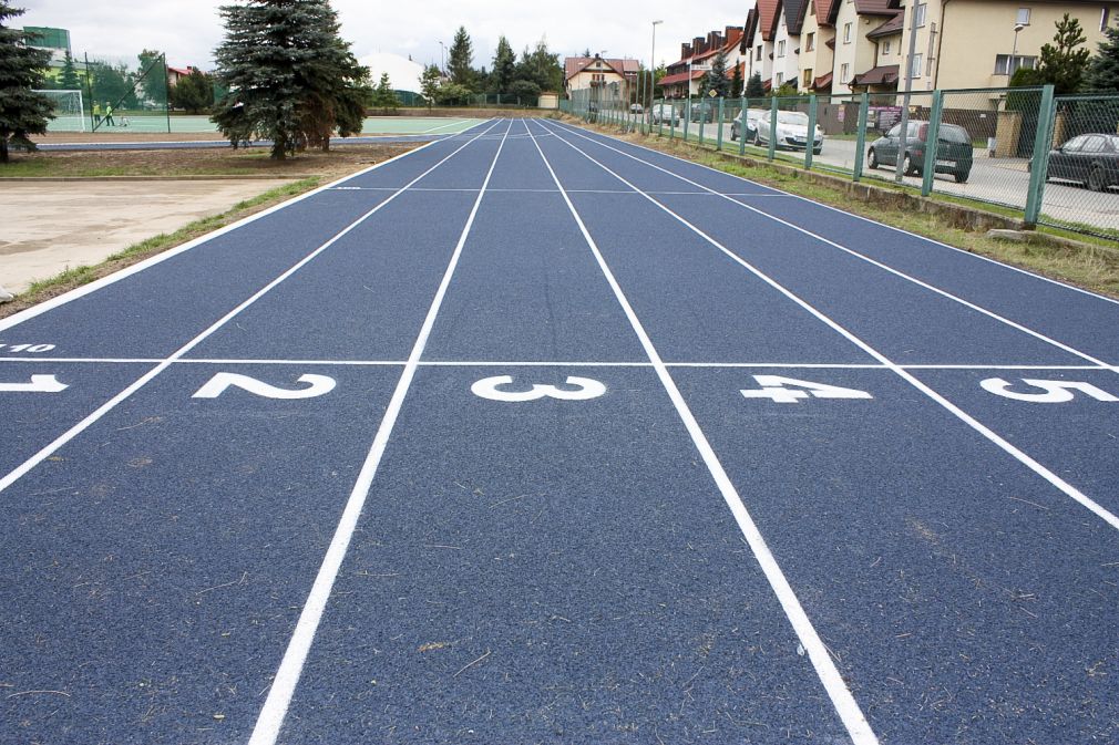 Bieżnia lekkoatletyczna  z zespołem boisk przebudowana