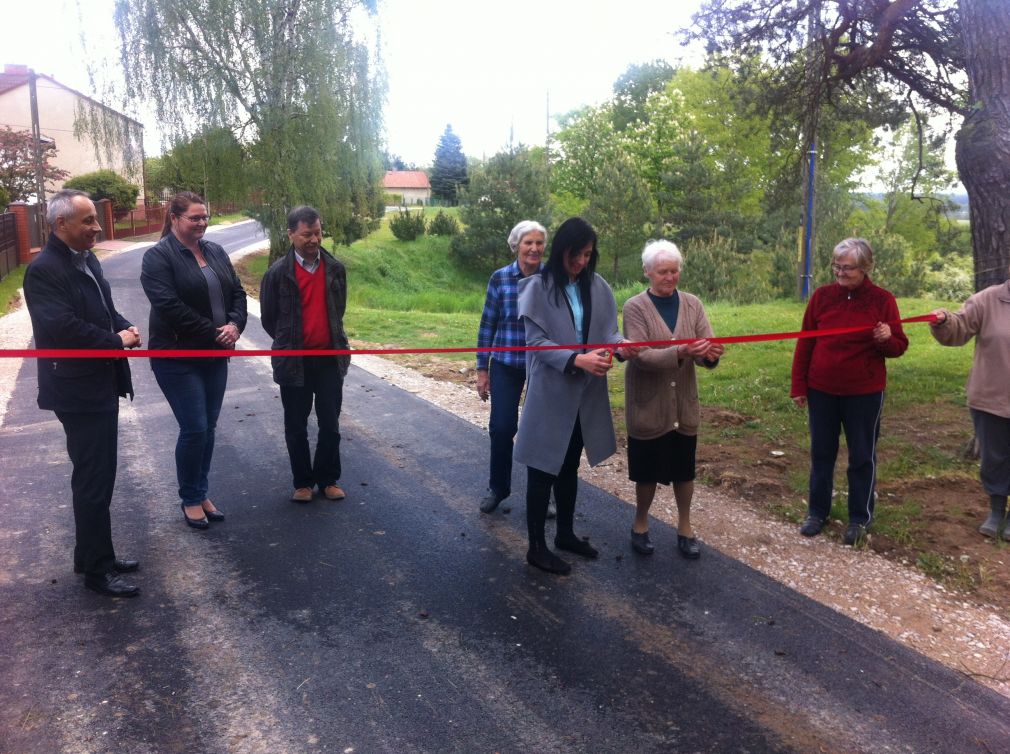 Odbiór przebudowanej ulicy Góra