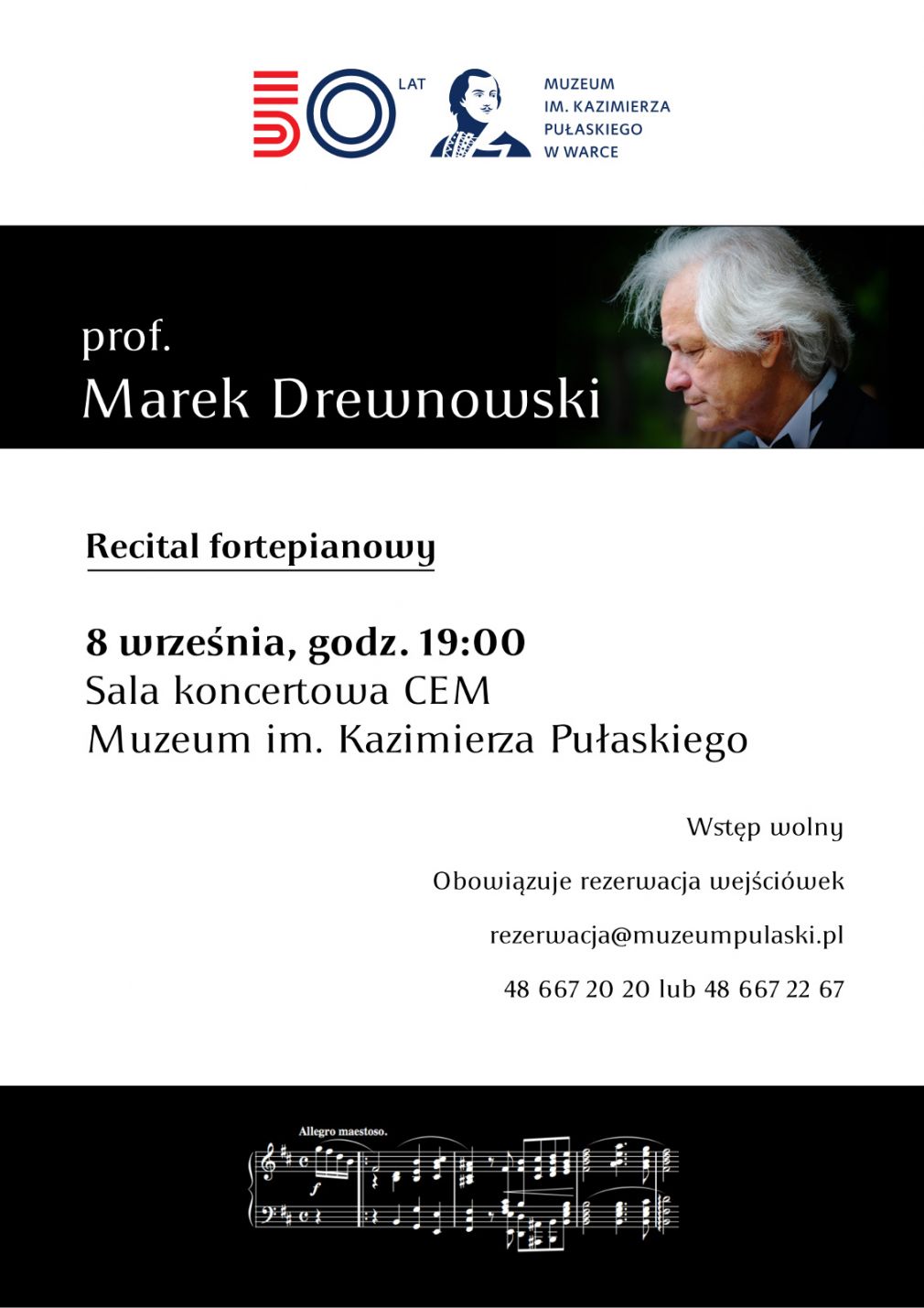 Muzeum zaprasza na recital Marka Drewnowskiego