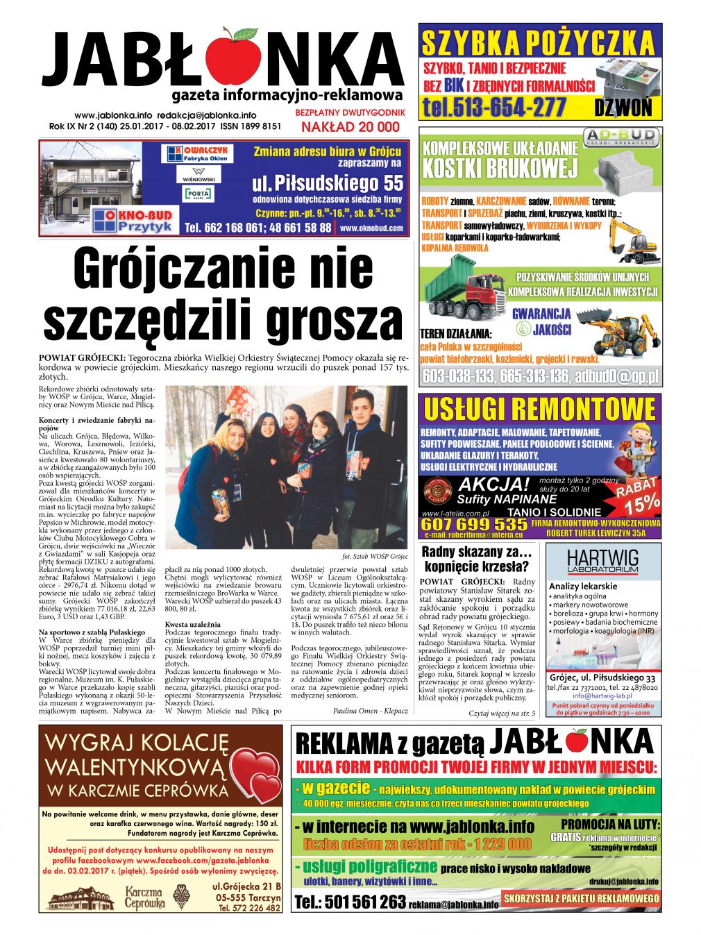 Gazeta nr 140 25.01.2017