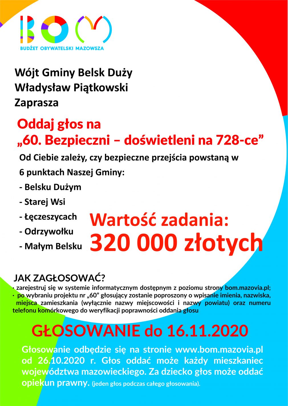 Zagłosuj na projekt mieszkańców Belska Dużego