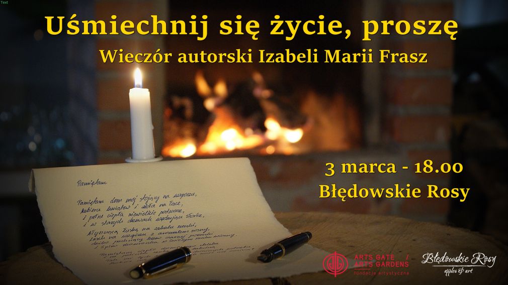 Uśmiechnij się życie, proszę - wieczór autorski Izabeli Marii Frasz