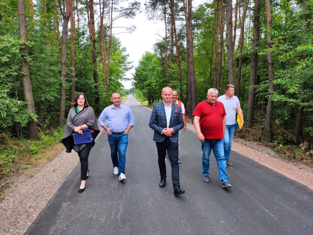 Odbiór techniczny drogi gminnej w Kruszewku