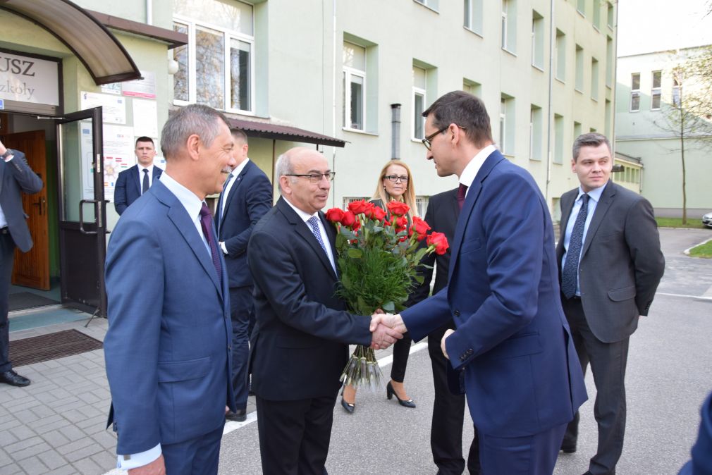 Premier Mateusz Morawiecki odwiedził Grójec